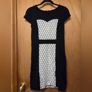 Kensie Black and White Dress